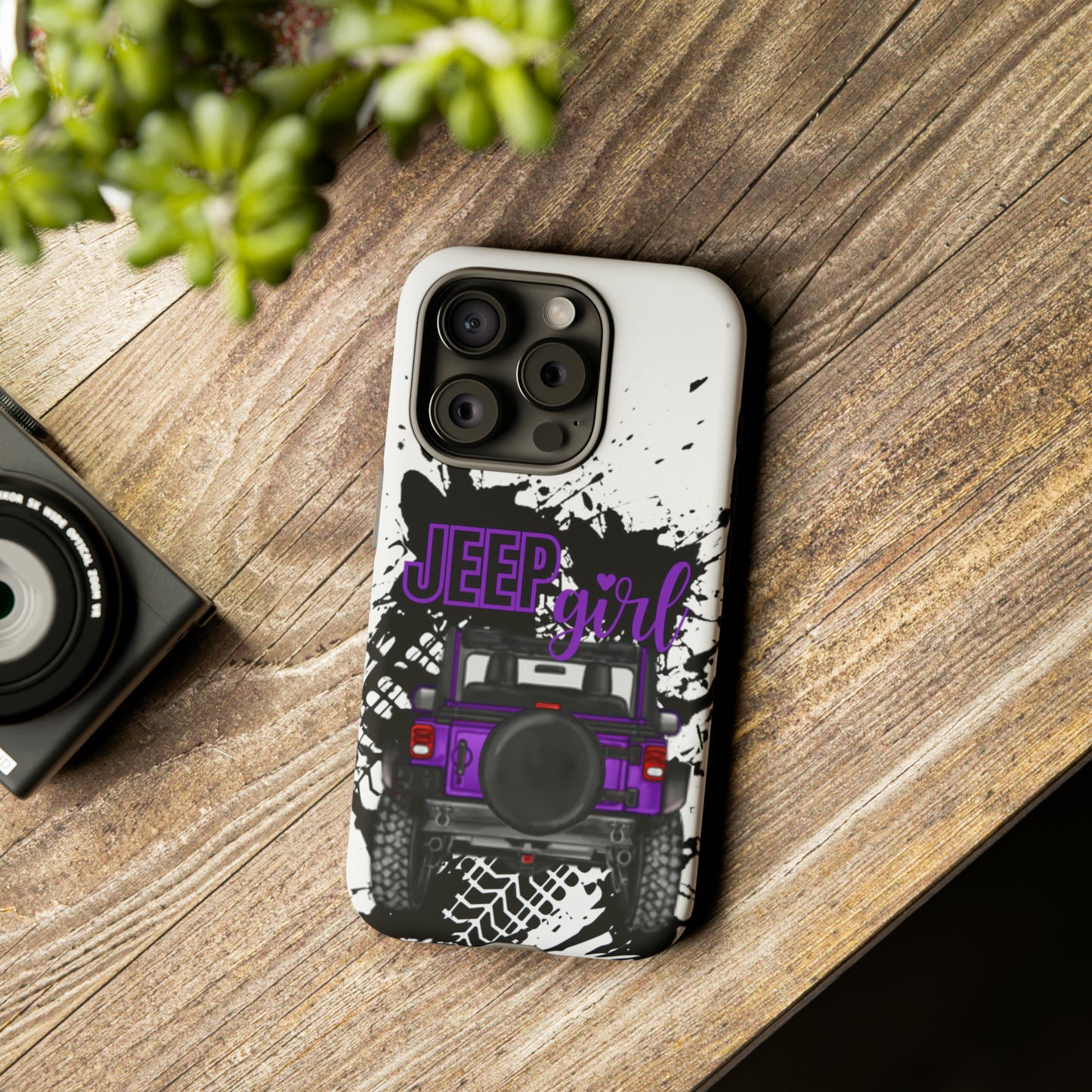 Off Road Girl Purple Tough Cases