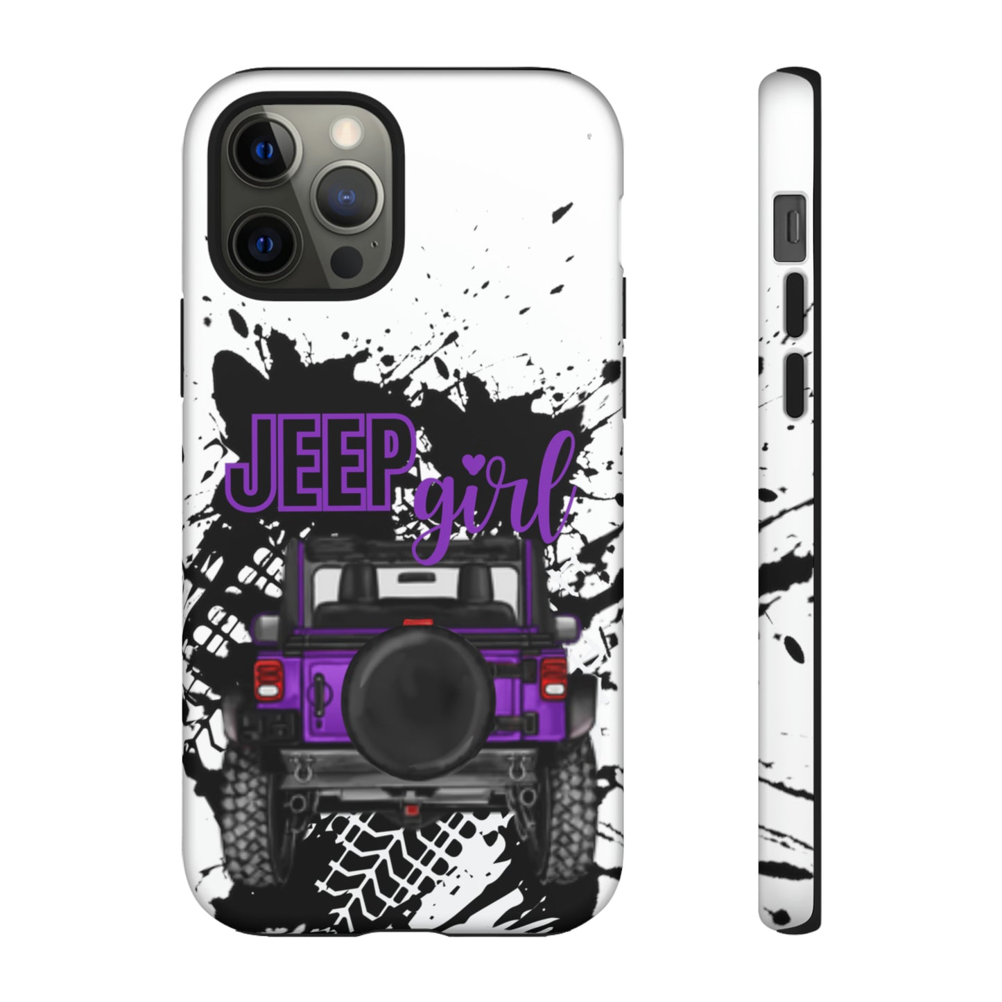 Off Road Girl Purple Tough Cases