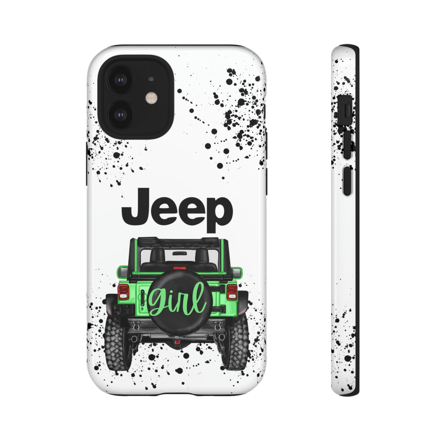 Off Road Girl Light Green Protective Case for Iphone, Google and Samsung Phones