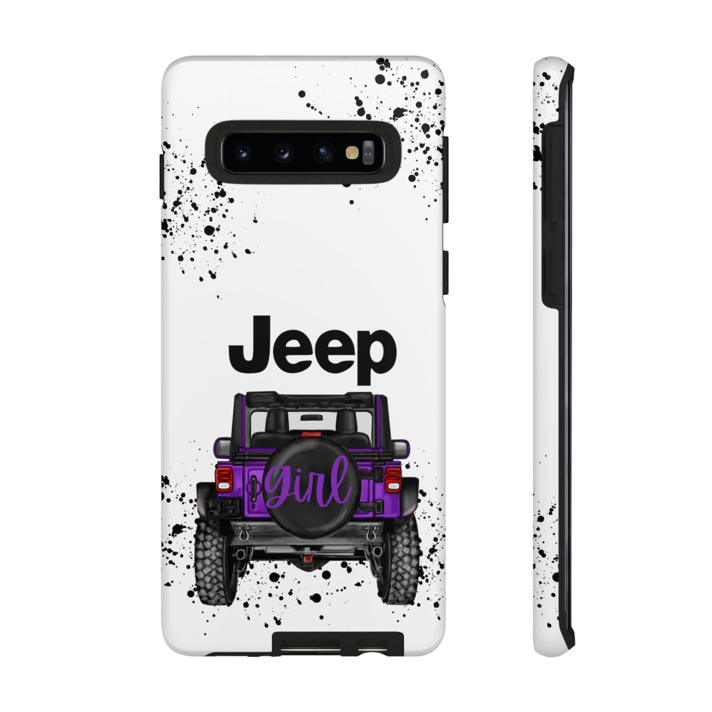 Off Road Girl Dark Purple Protective Case for Iphone, Google and Samsung Phones