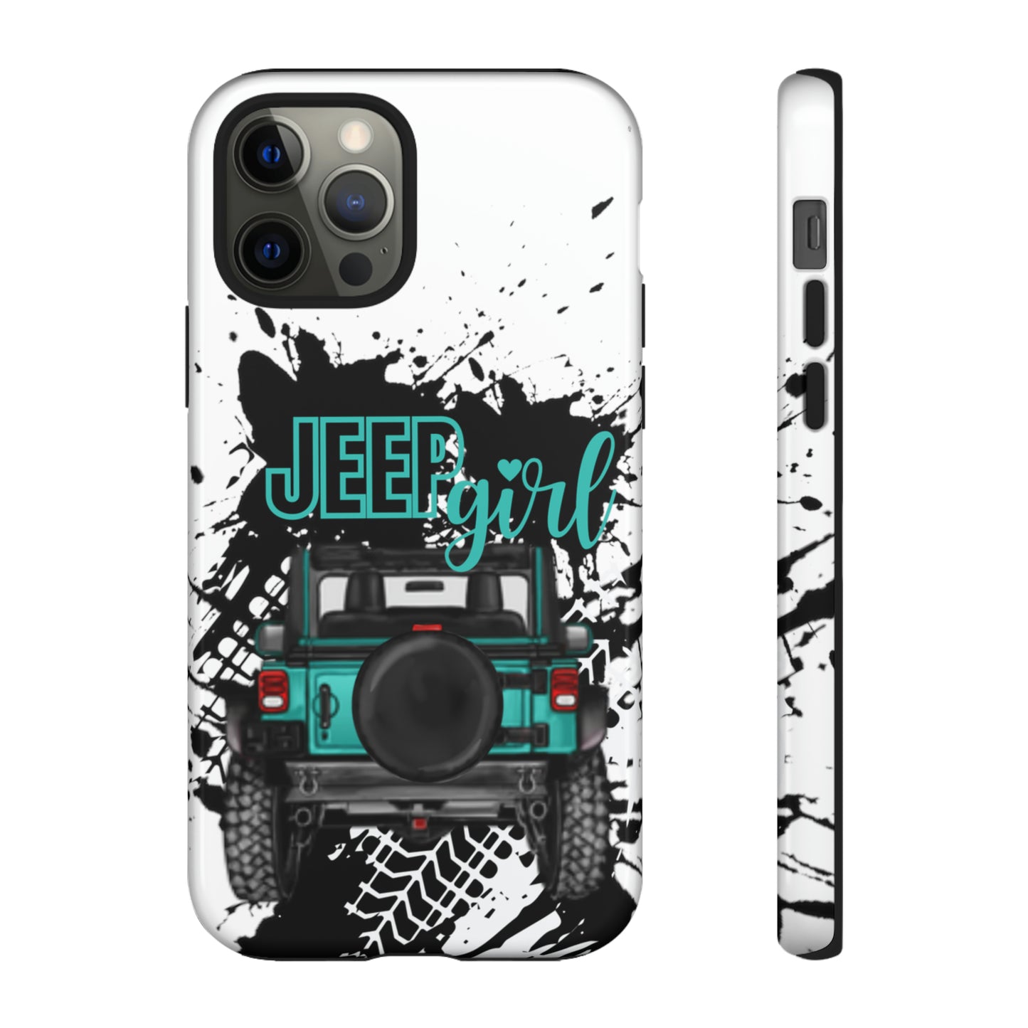 Off Road Girl Turquoise Tough Cases