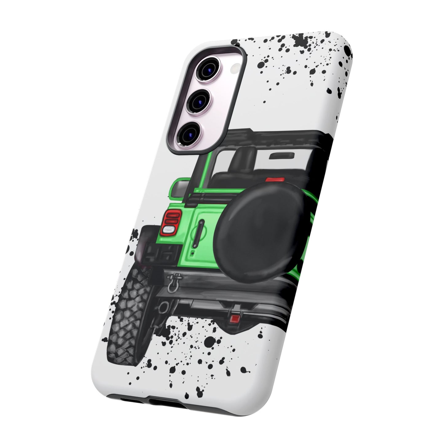 Off Road Life Green Protective Case for Iphone, Google and Samsung