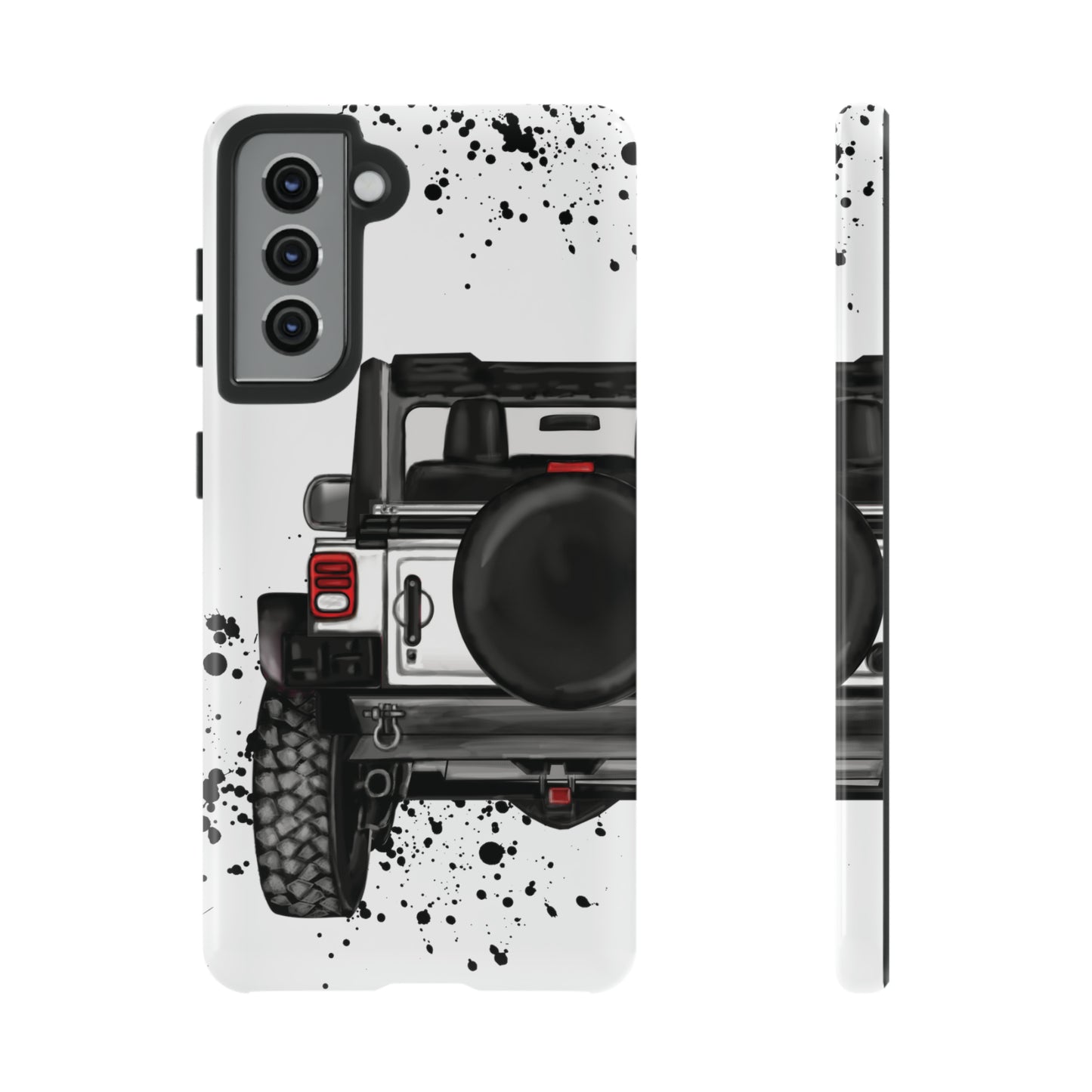 Off Road Life White Protective Case for Iphone, Google and Samsung