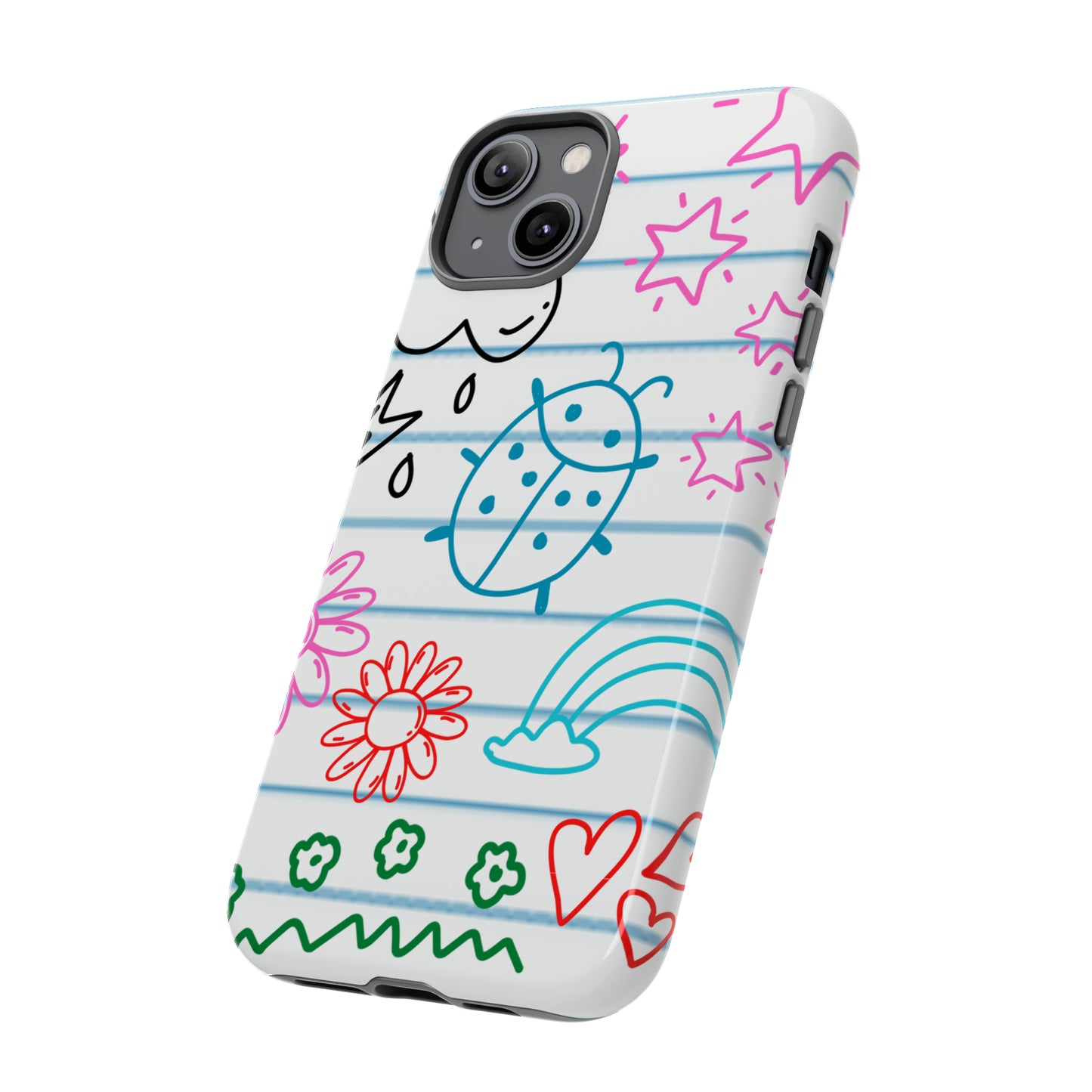 Kid Doodles Protective Phone Case for IPhone, Google and Samsung phones