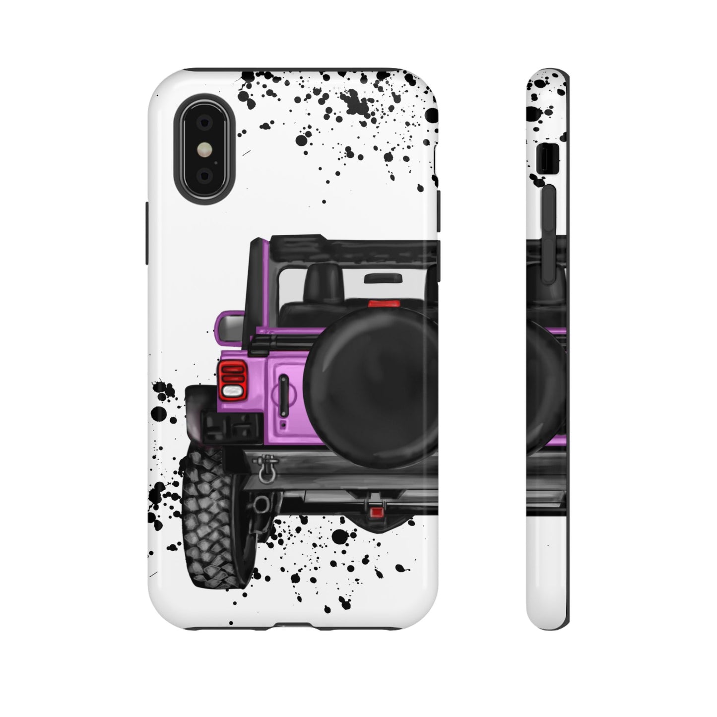 Off Road Life Charcoal Pink/Light Purple Protective Case for Iphone, Google and Samsung