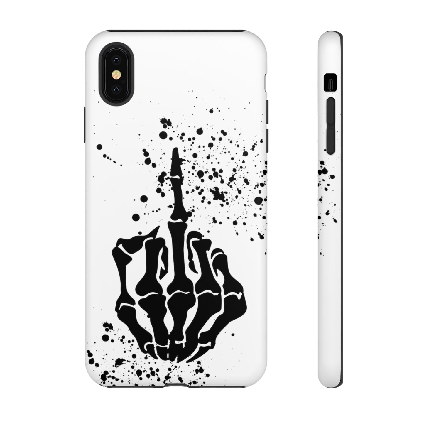 Skeleton, Finger Protective Case for Iphone, a Google and Samsung phones