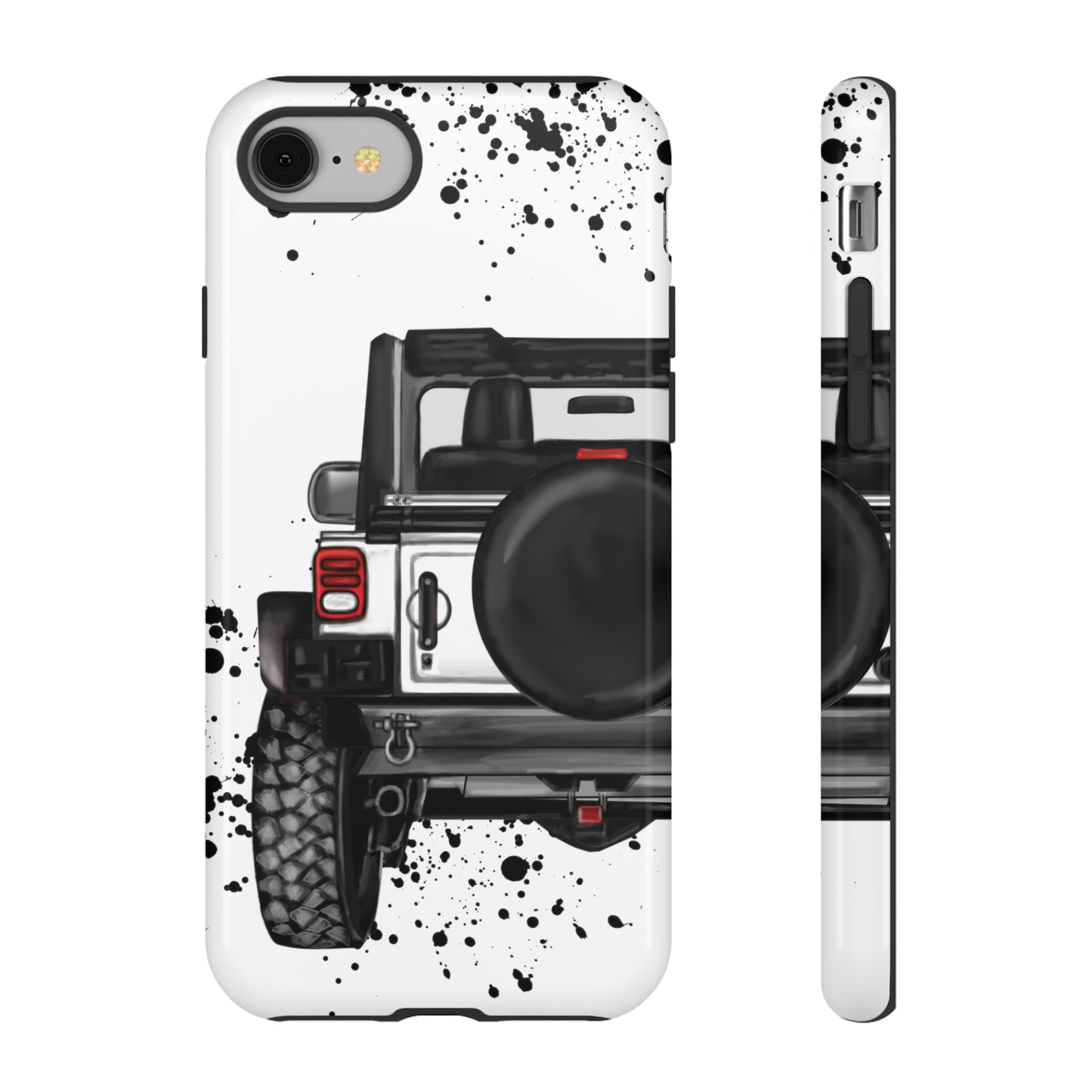 Off Road Life White Protective Case for Iphone, Google and Samsung