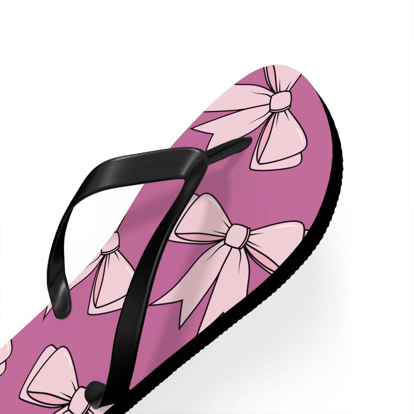 Pink Bow Flip Flops