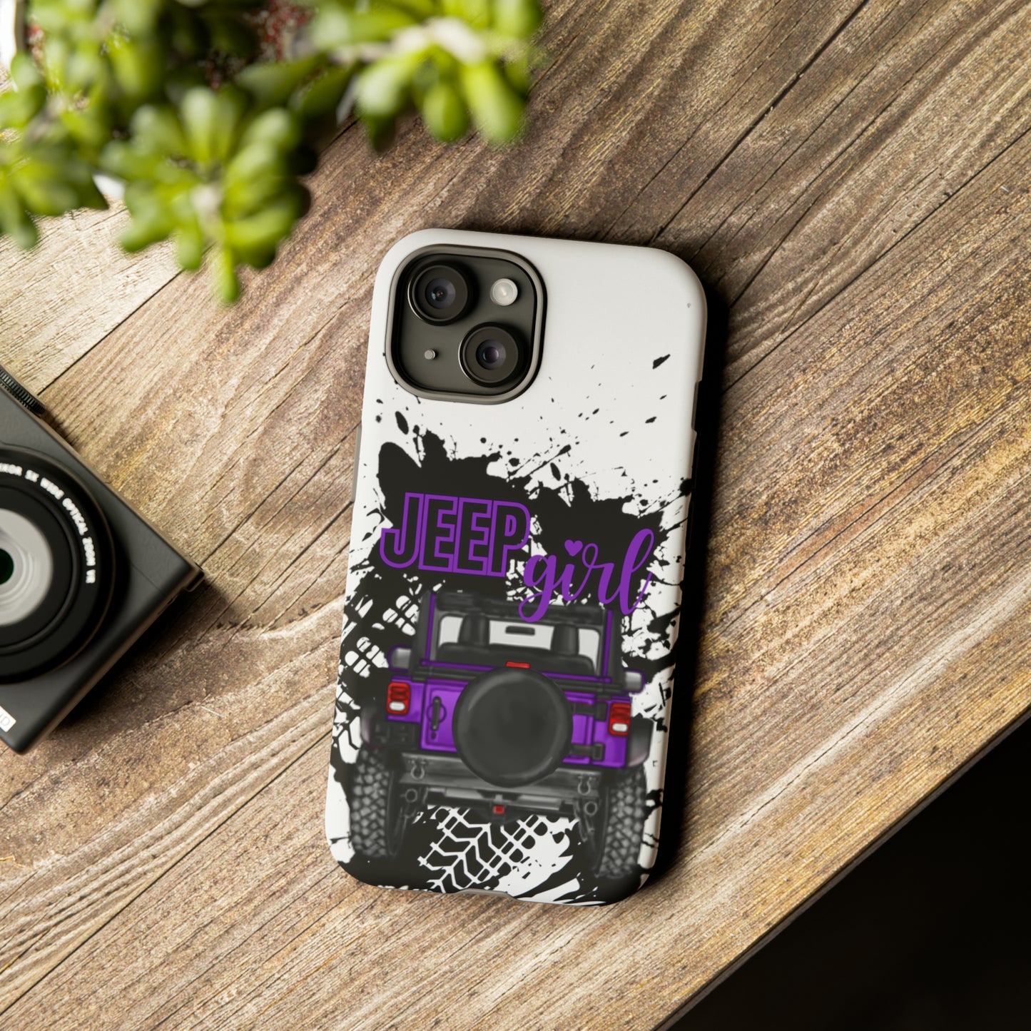 Off Road Girl Purple Tough Cases