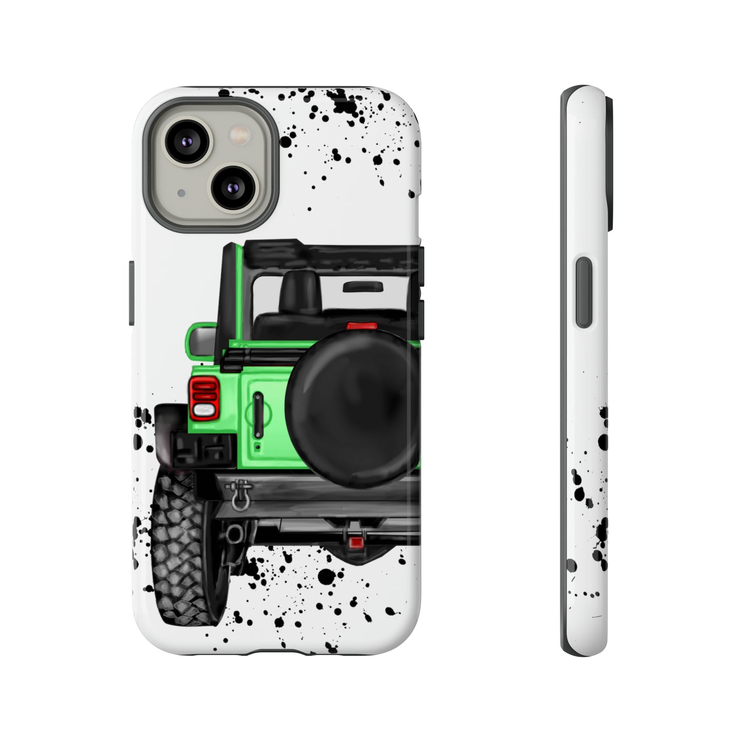 Off Road Life Green Protective Case for Iphone, Google and Samsung