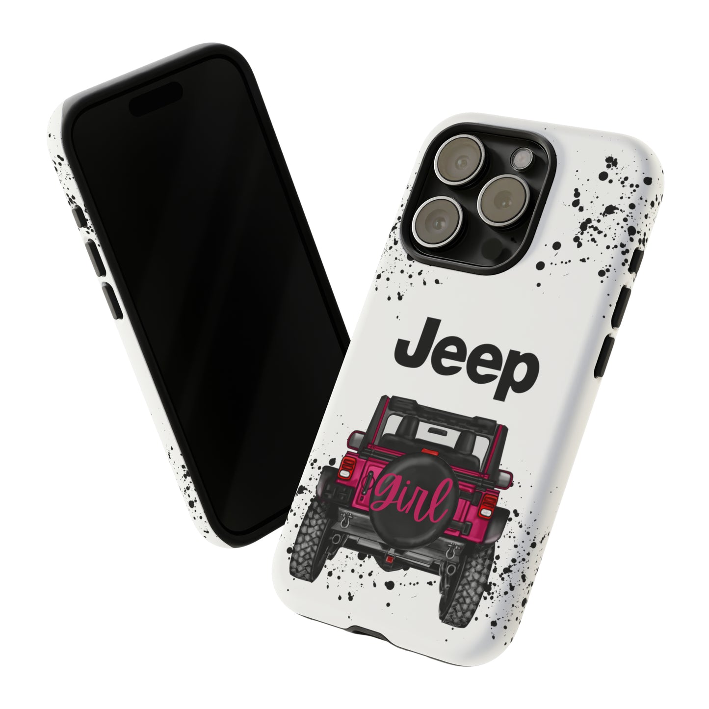 Off Road Girl Red Protective Case for Iphone, Google and Samsung Phones