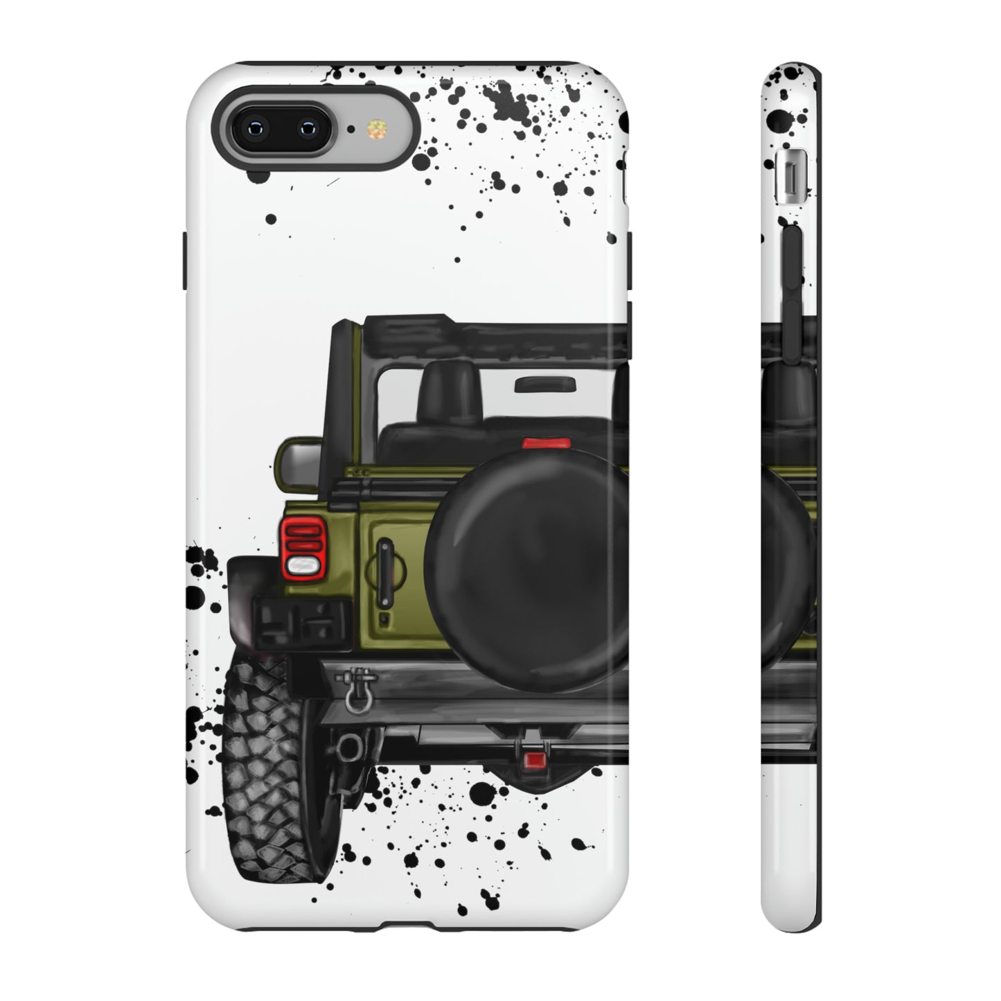 Off Road Life Army Green Protective Case for Iphone, Google and Samsung