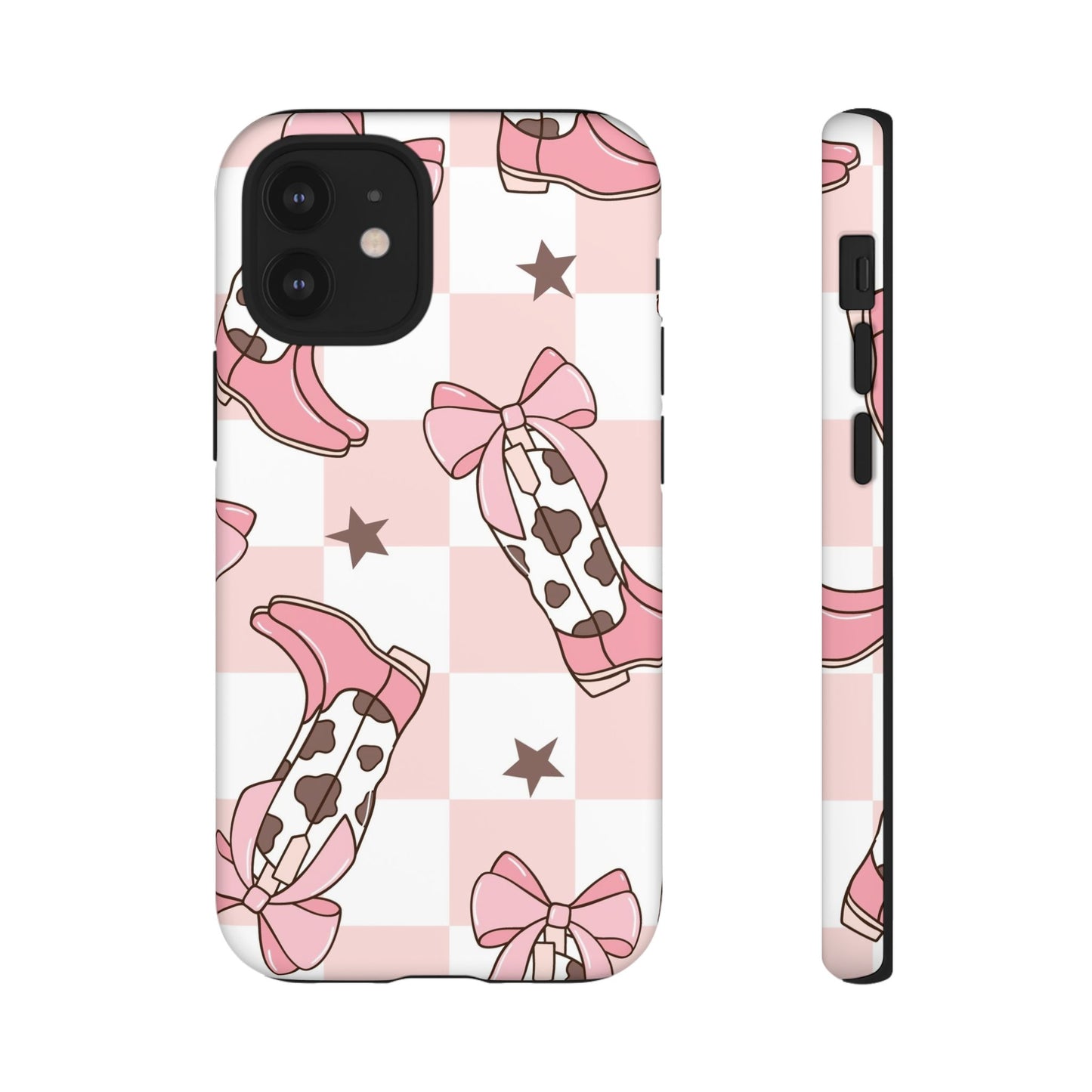 Cowboy Boots and Bows Protective Phone Case