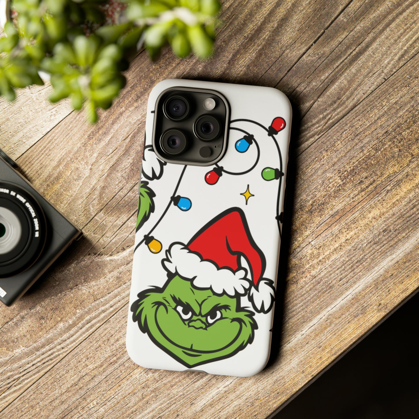 Grinchmas Lights Protective Case for IPhone, Samsung and Google Phones