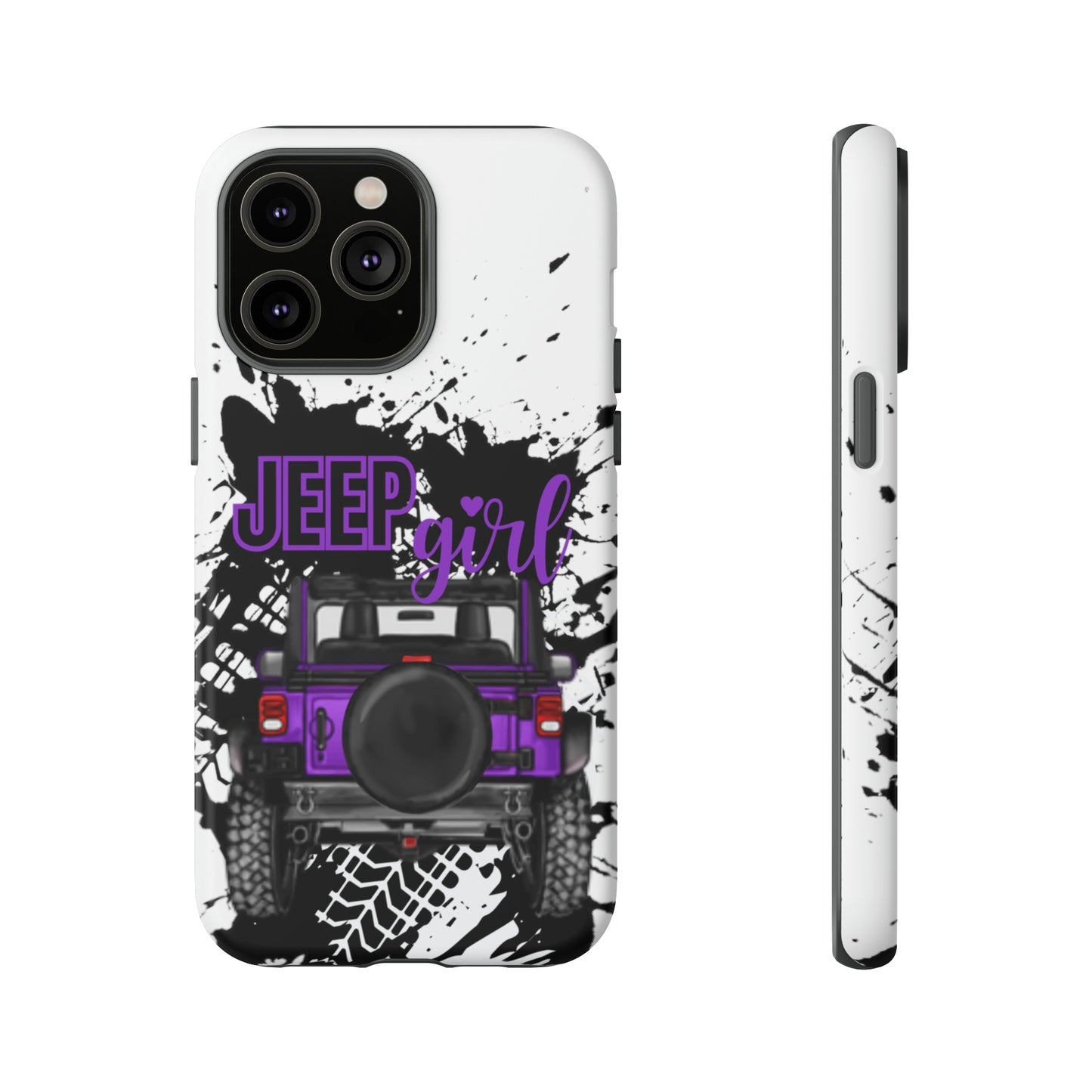 Off Road Girl Purple Tough Cases