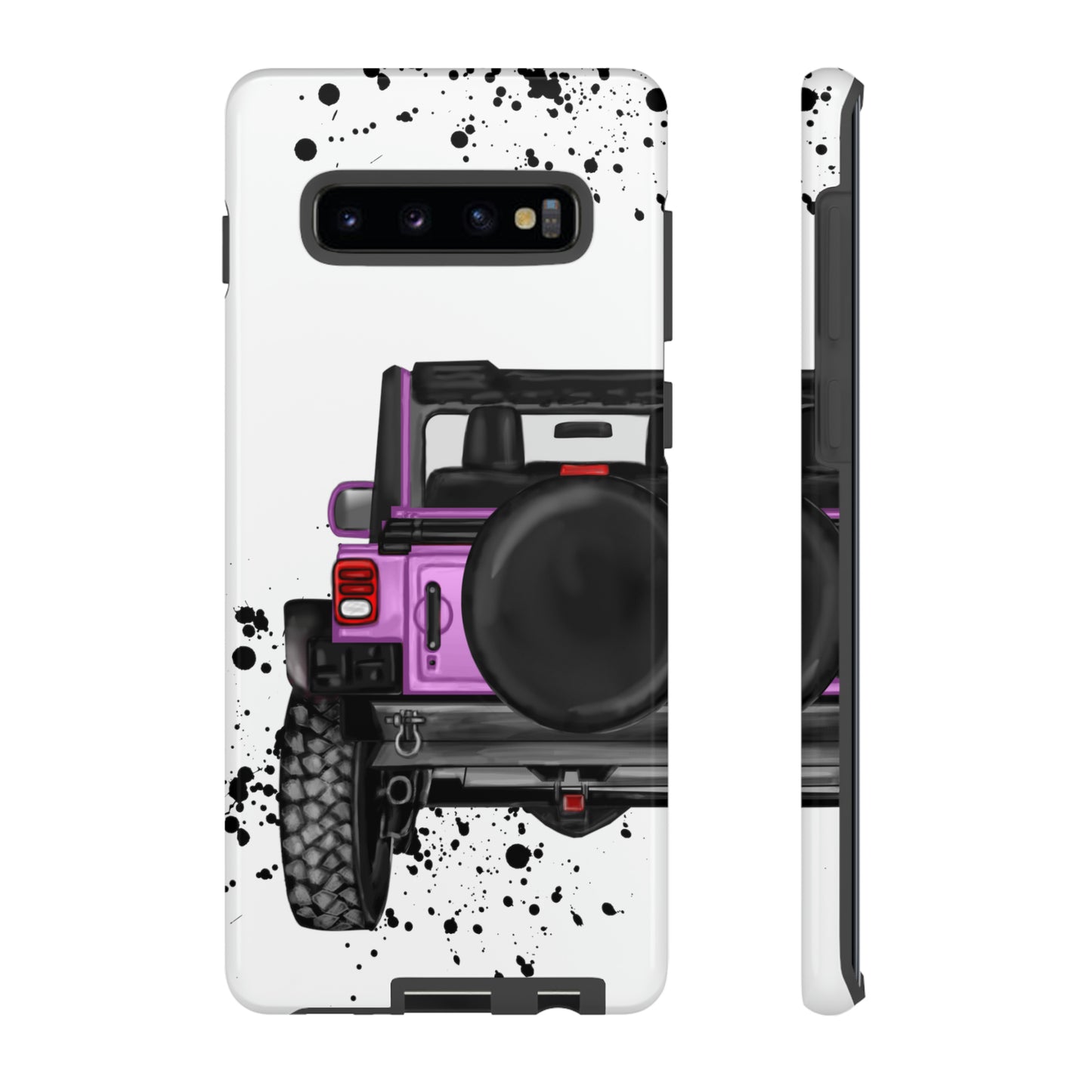 Off Road Life Charcoal Pink/Light Purple Protective Case for Iphone, Google and Samsung