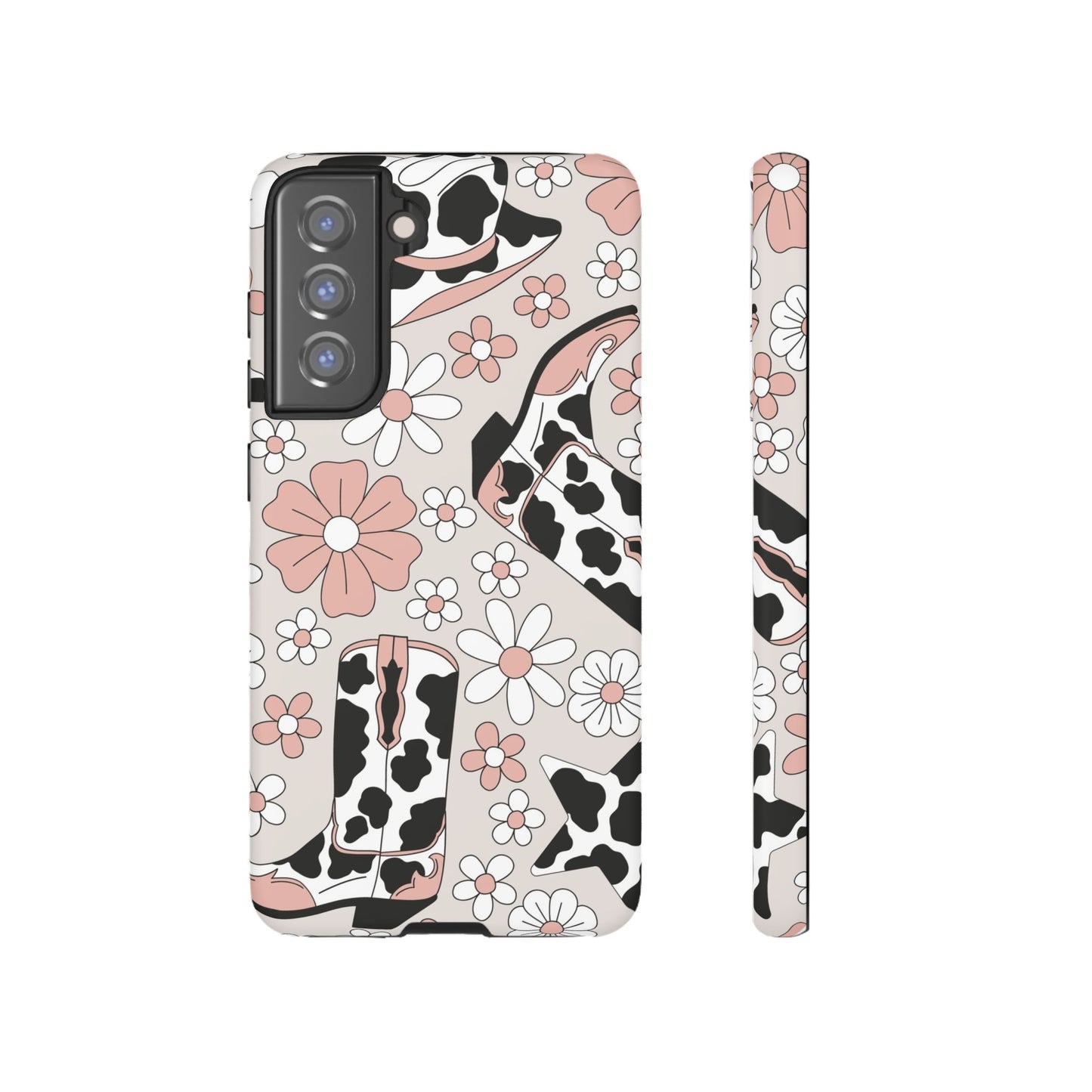 Western Flower Protective Phone Case for Google, Iphone and Samsung Phones