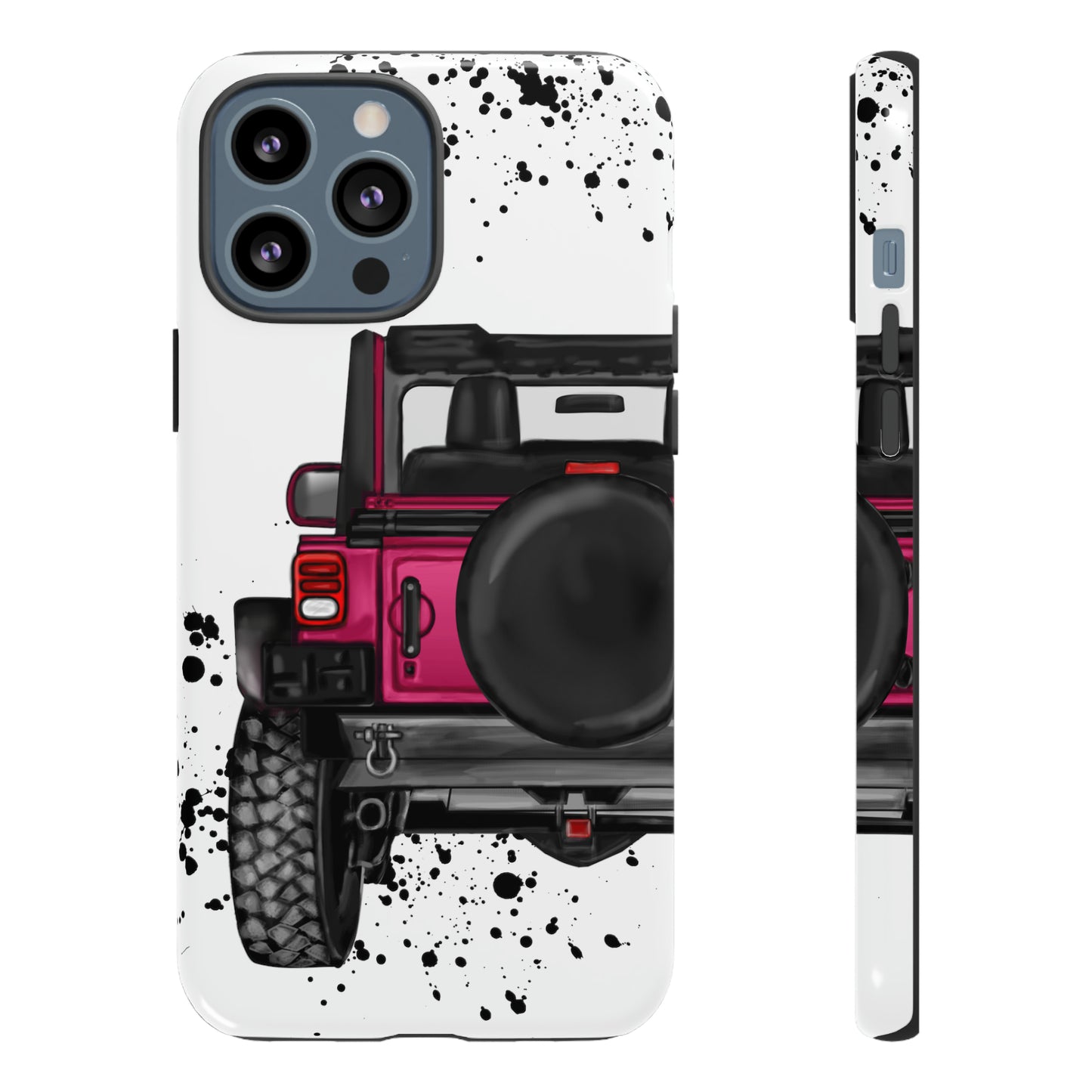 Off Road Life Dark Pink Protective Case for Iphone, Google and Samsung