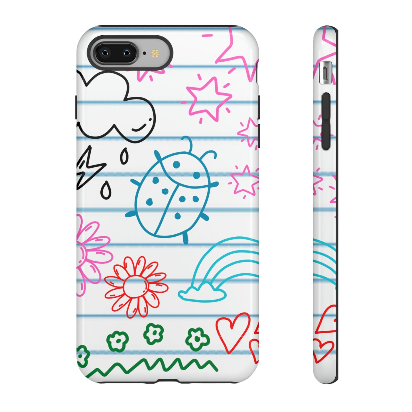 Kid Doodles Protective Phone Case for IPhone, Google and Samsung phones