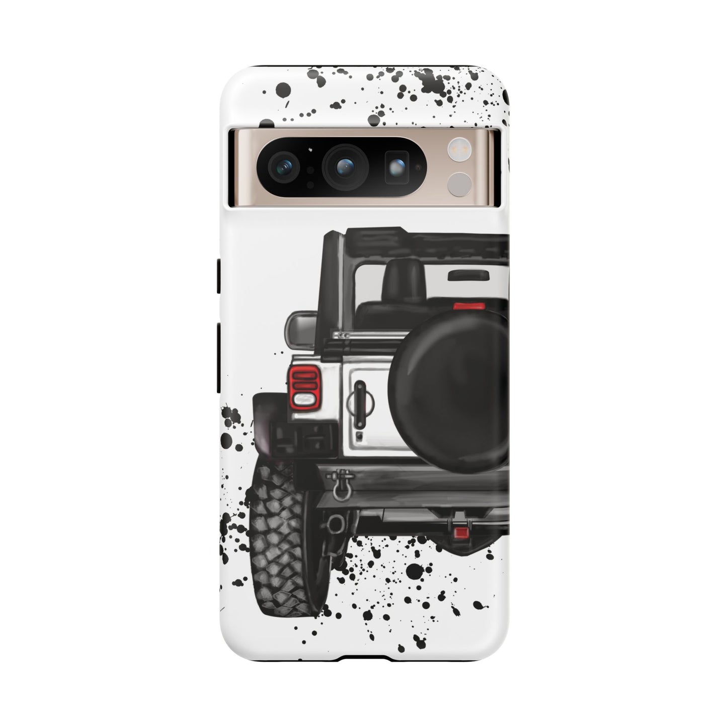 Off Road Life White Protective Case for Iphone, Google and Samsung