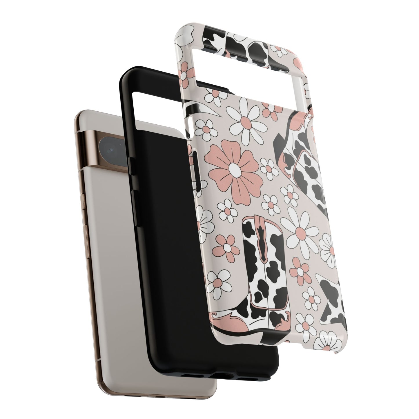 Western Flower Protective Phone Case for Google, Iphone and Samsung Phones