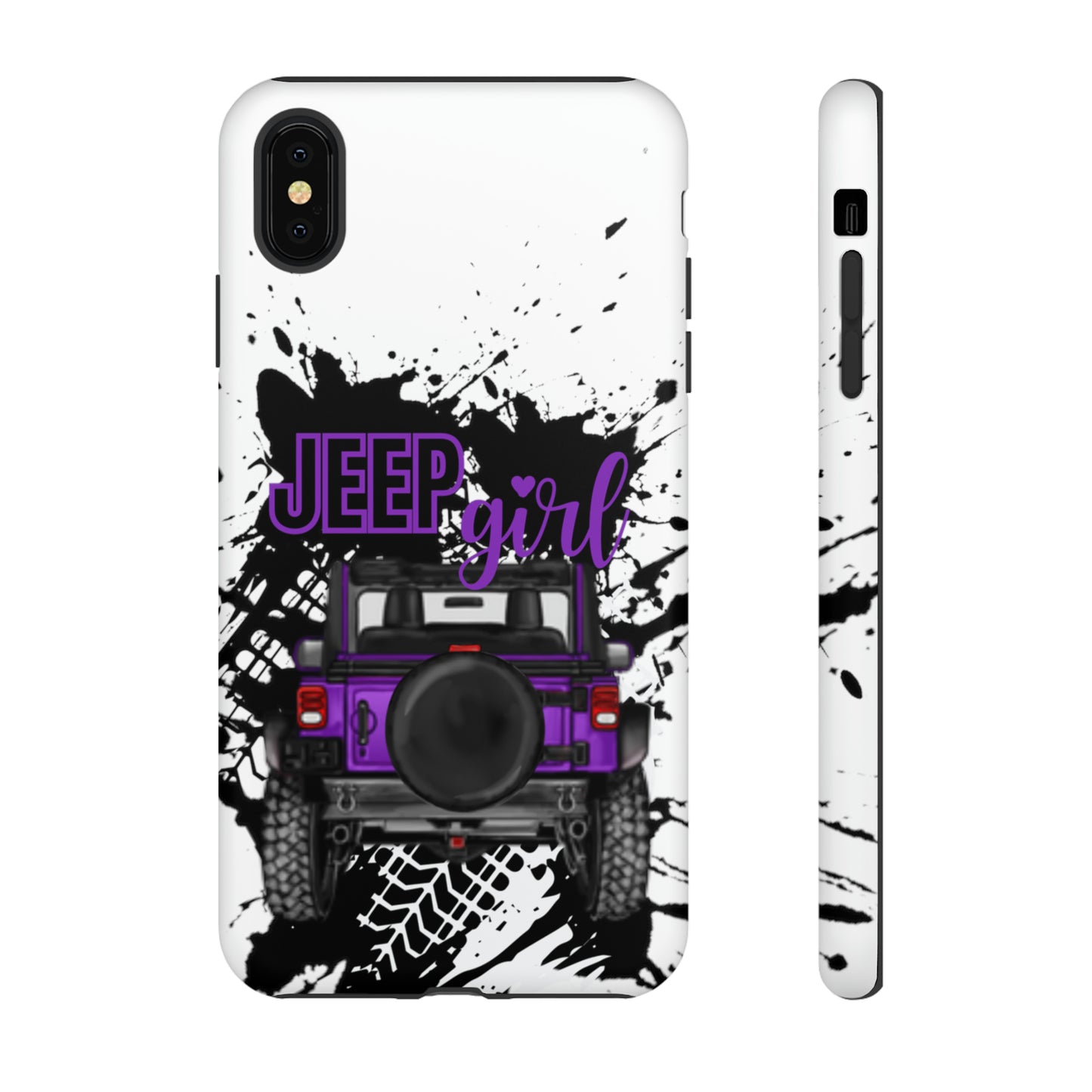 Off Road Girl Purple Tough Cases