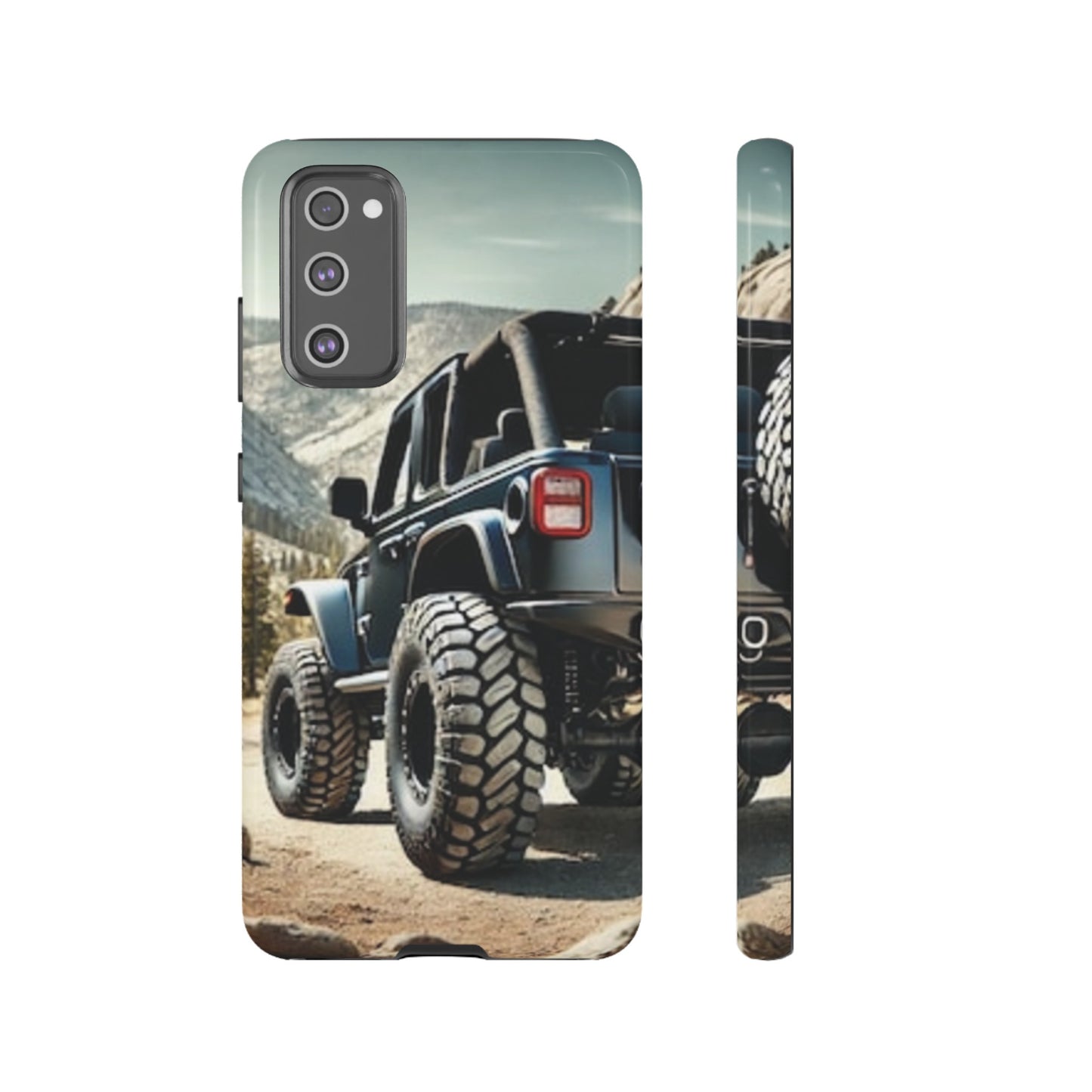 Blue Jeep Protective Phone Case