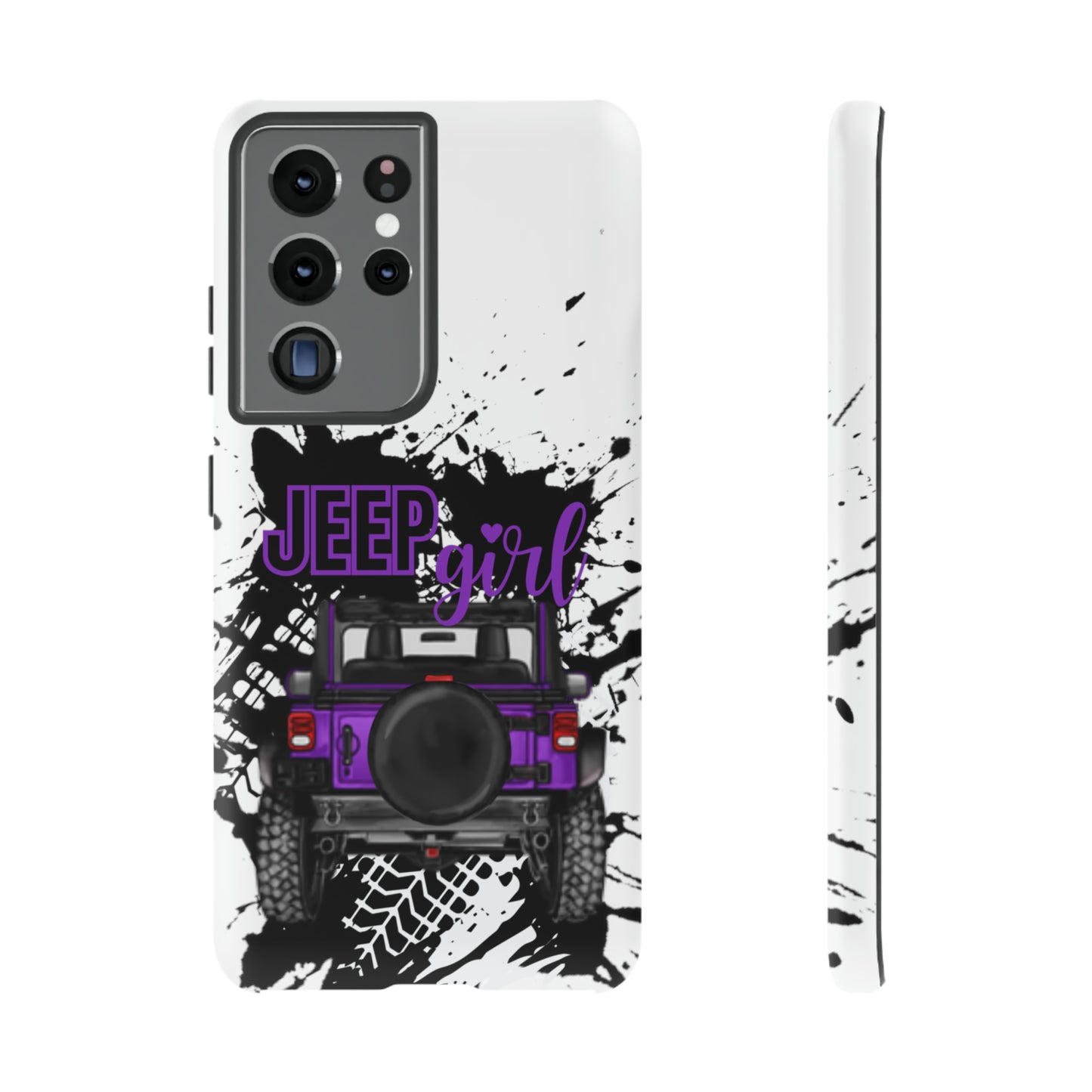 Off Road Girl Purple Tough Cases