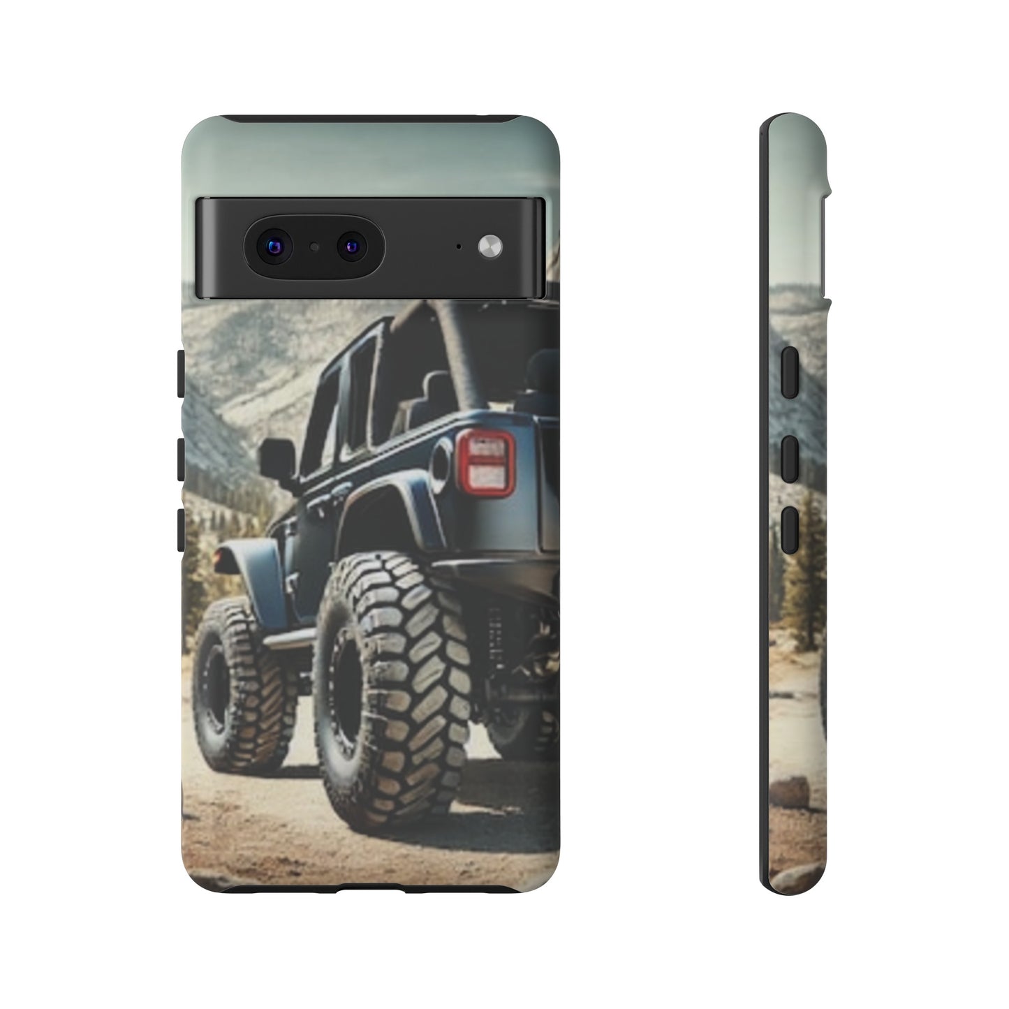 Blue Jeep Protective Phone Case