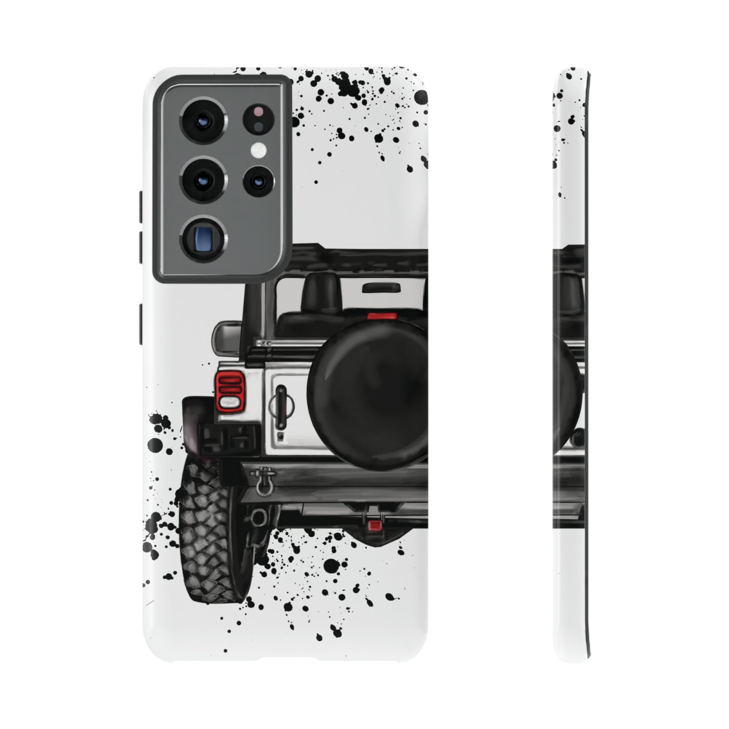 Off Road Life White Protective Case for Iphone, Google and Samsung