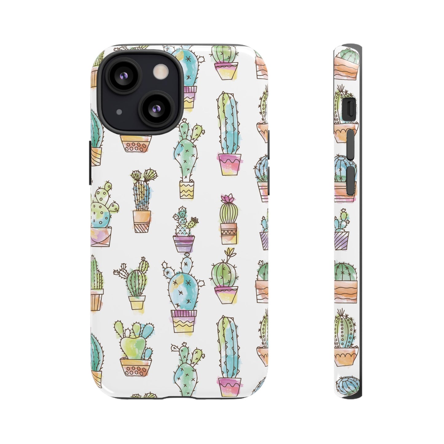 Pastel Cactus Love Phone Case