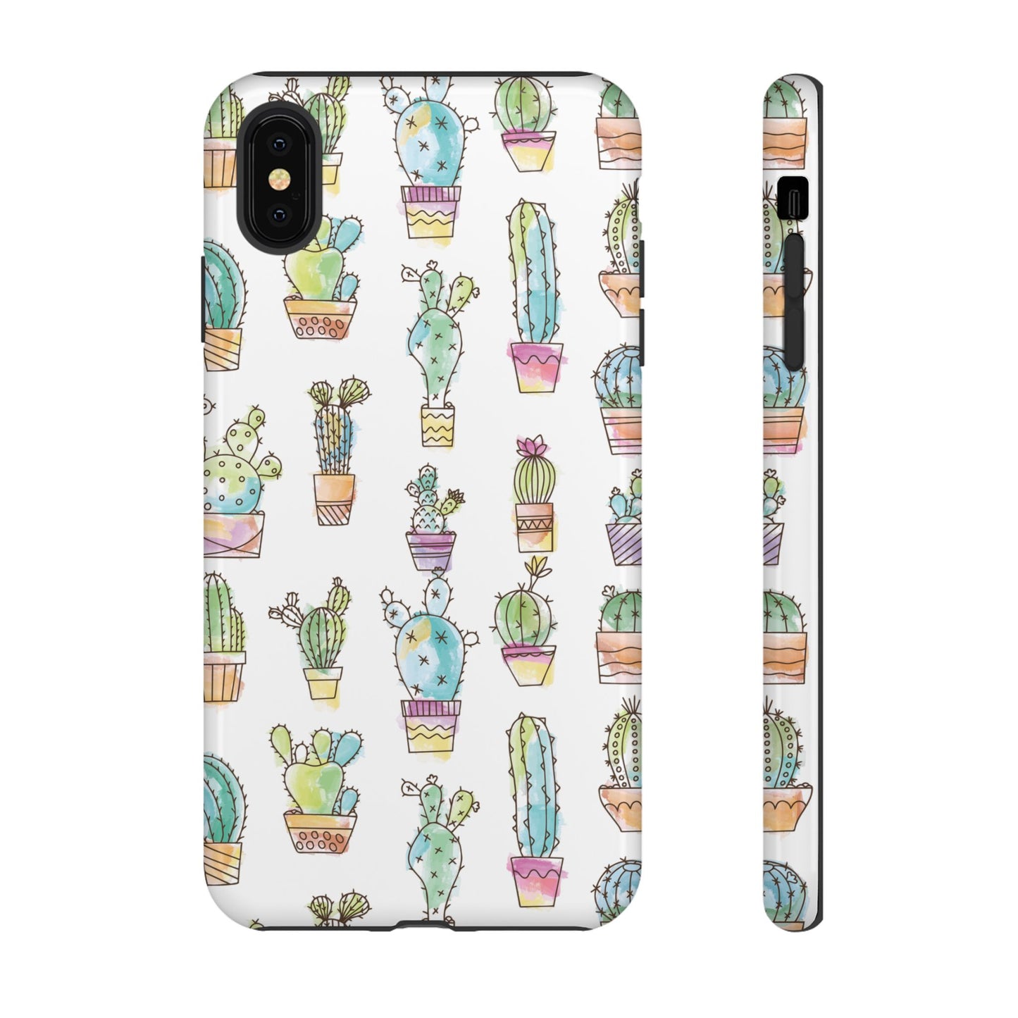 Pastel Cactus Love Phone Case