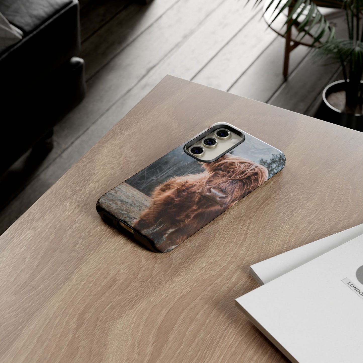Highland Cow Phone Case for Iphone, Samsung and Google phones