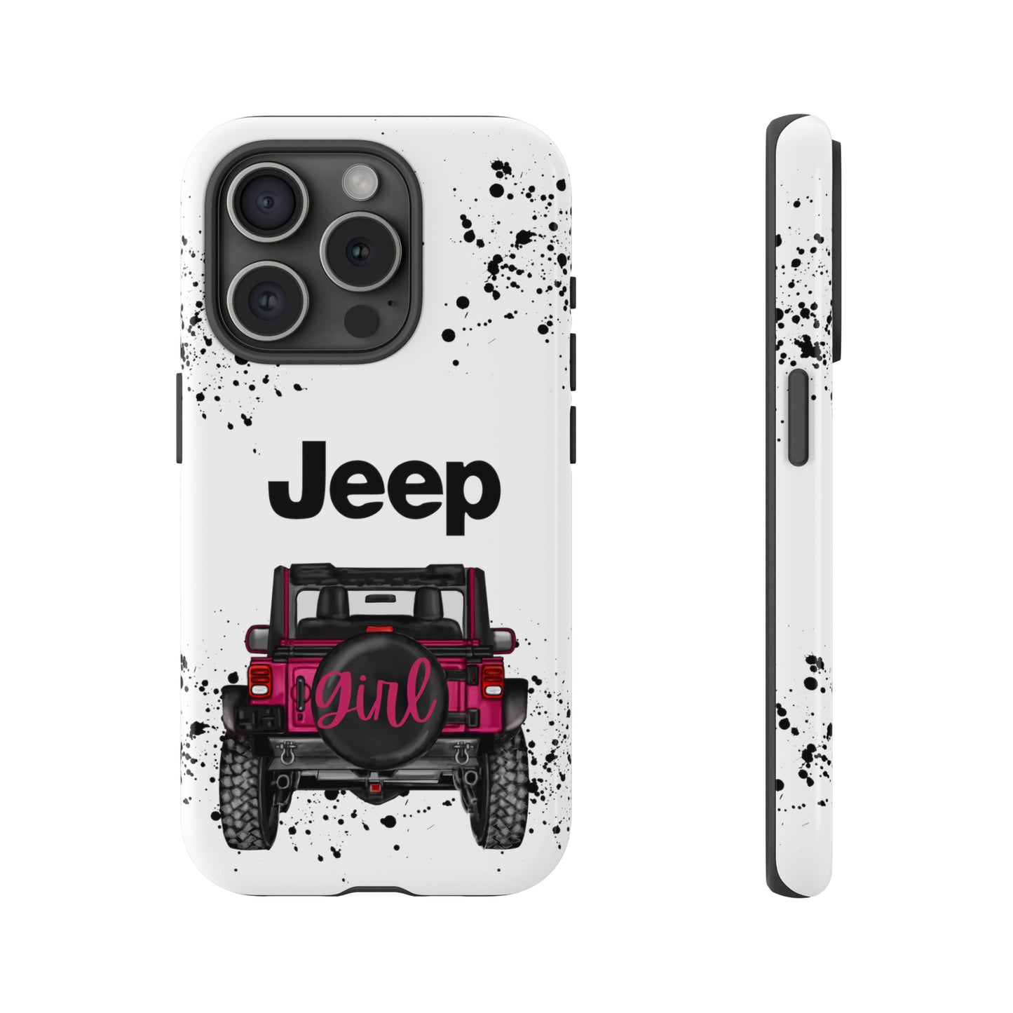 Off Road Girl Red Protective Case for Iphone, Google and Samsung Phones