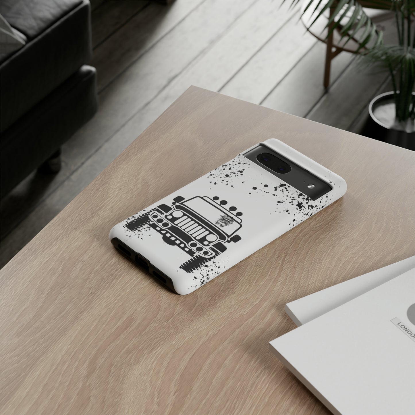 Off Road Girl Cow Print Shades Protective Phone Case for Iphone, Samsung and Google Phones