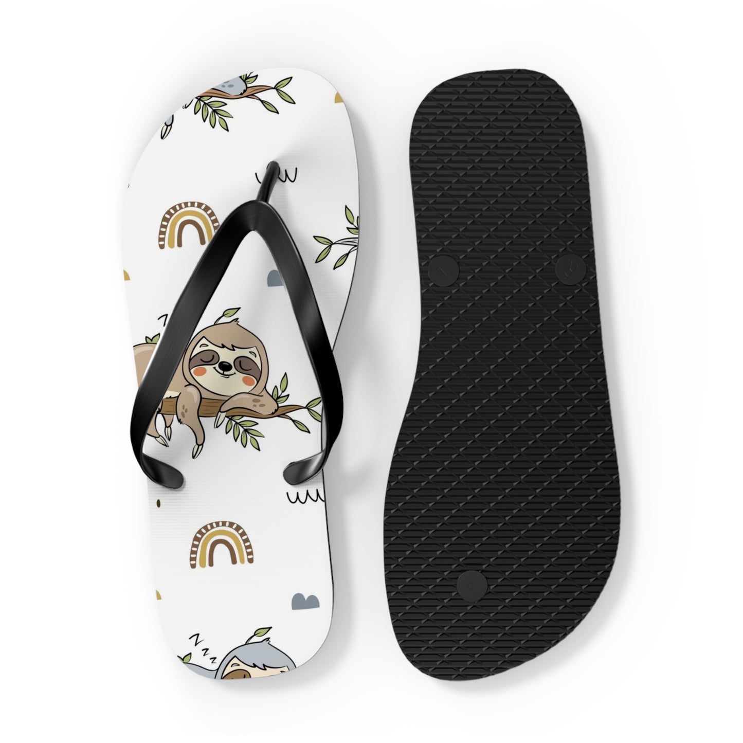 Sloth Love Flip Flops