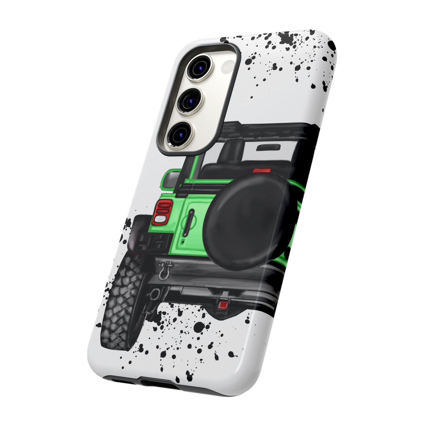 Off Road Life Green Protective Case for Iphone, Google and Samsung