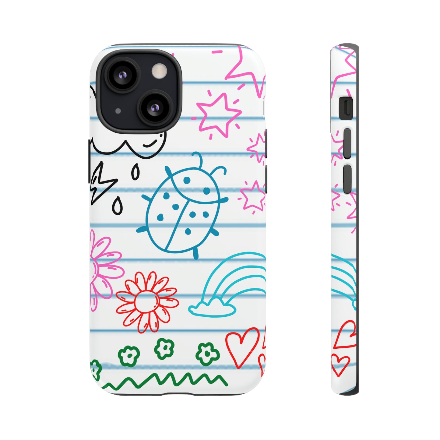 Kid Doodles Protective Phone Case for IPhone, Google and Samsung phones