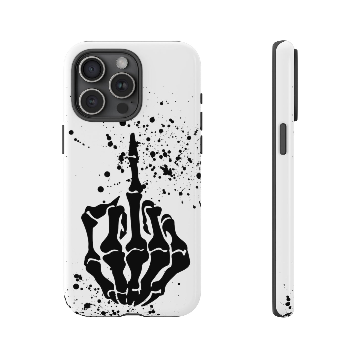Skeleton, Finger Protective Case for Iphone, a Google and Samsung phones