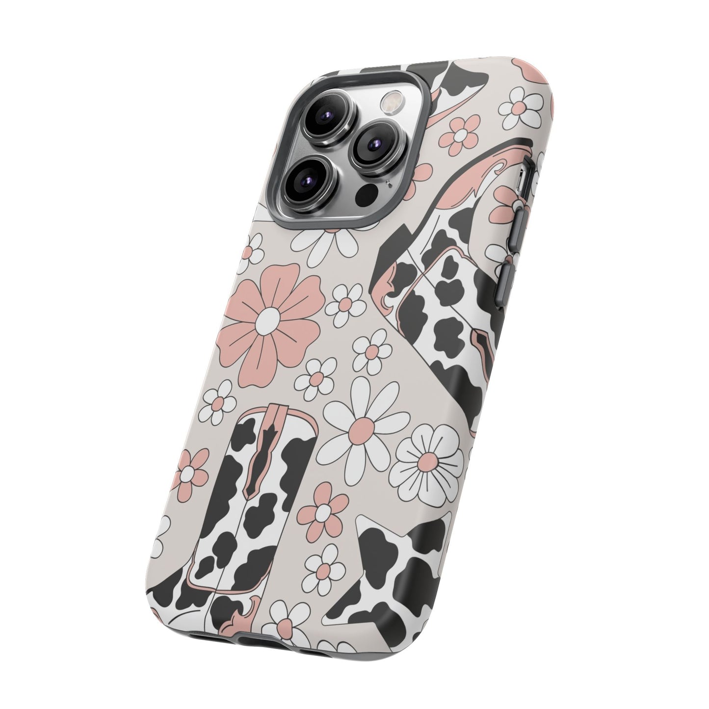 Western Flower Protective Phone Case for Google, Iphone and Samsung Phones