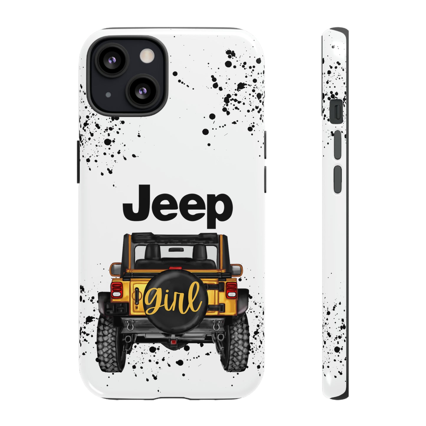 Off Road Girl Yellow Protective Case for Iphone, Google and Samsung Phones