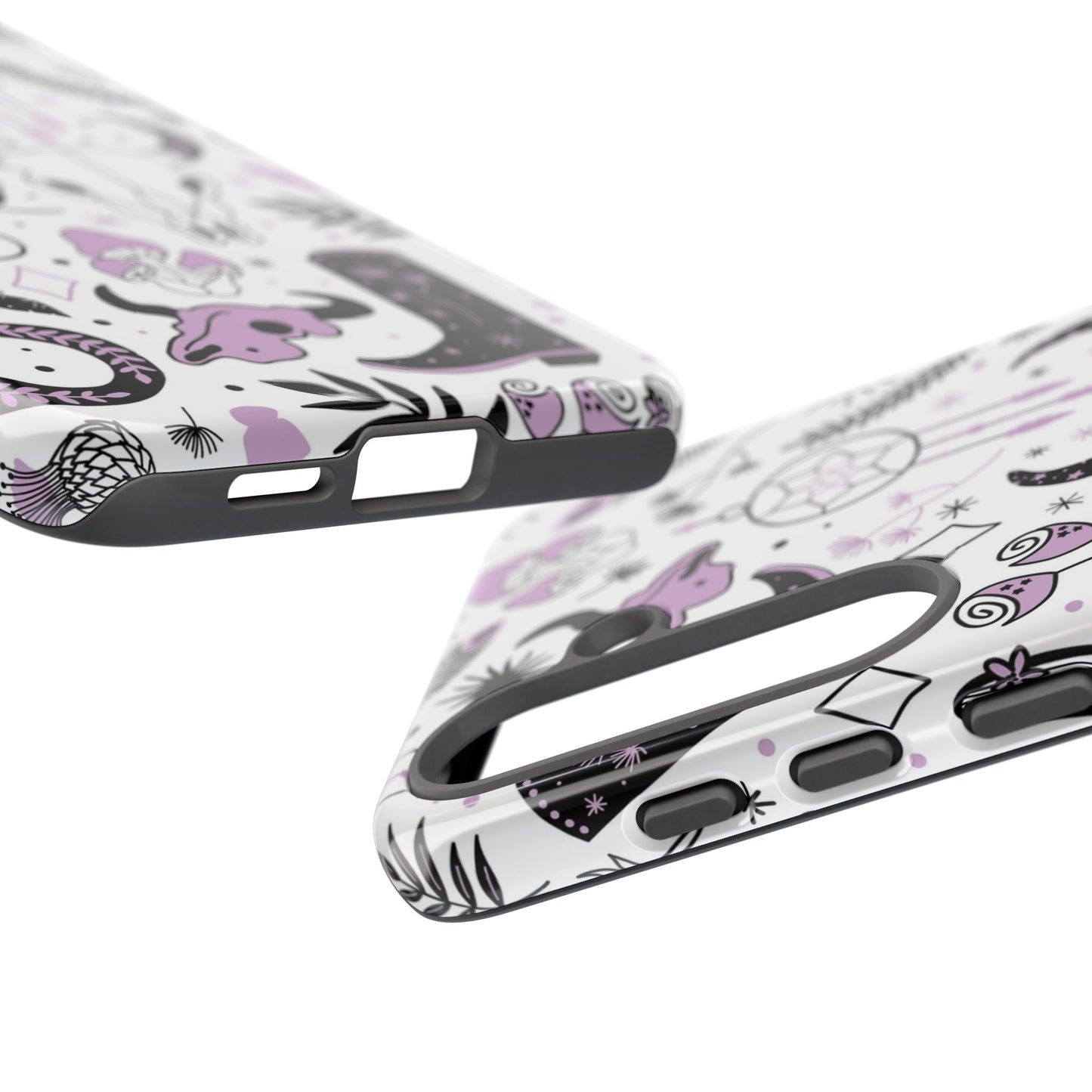 Purple and Black Western Protective Drop Proof Case Iphone, Samsung and Google phones