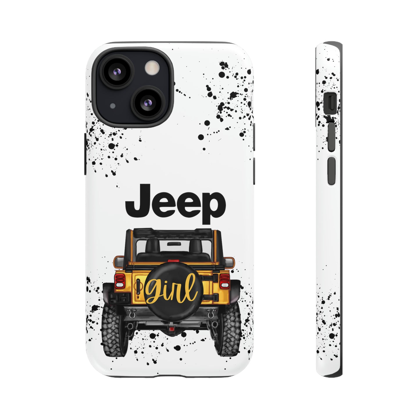 Off Road Girl Yellow Protective Case for Iphone, Google and Samsung Phones