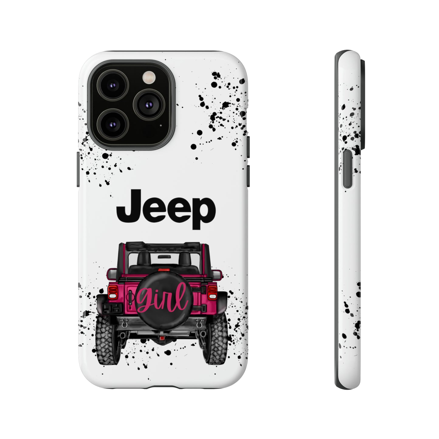 Off Road Girl Red Protective Case for Iphone, Google and Samsung Phones