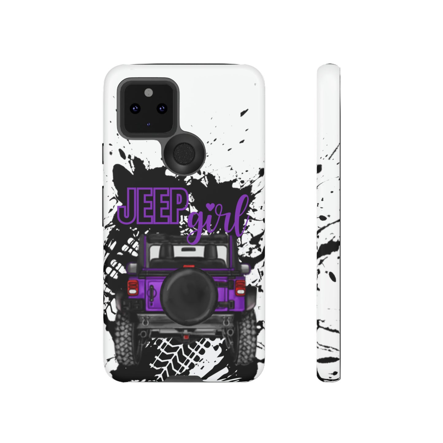 Off Road Girl Purple Tough Cases