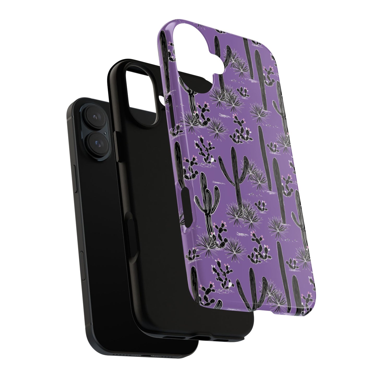 Purple Cactus Love Phone Case