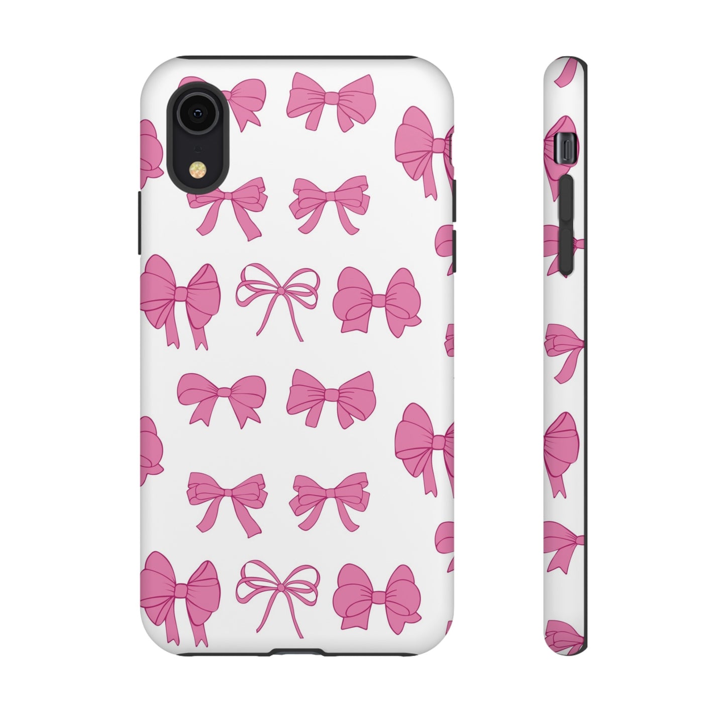 Pink Bows Protective Phone Case for Iphone, Samsung and Google Phones