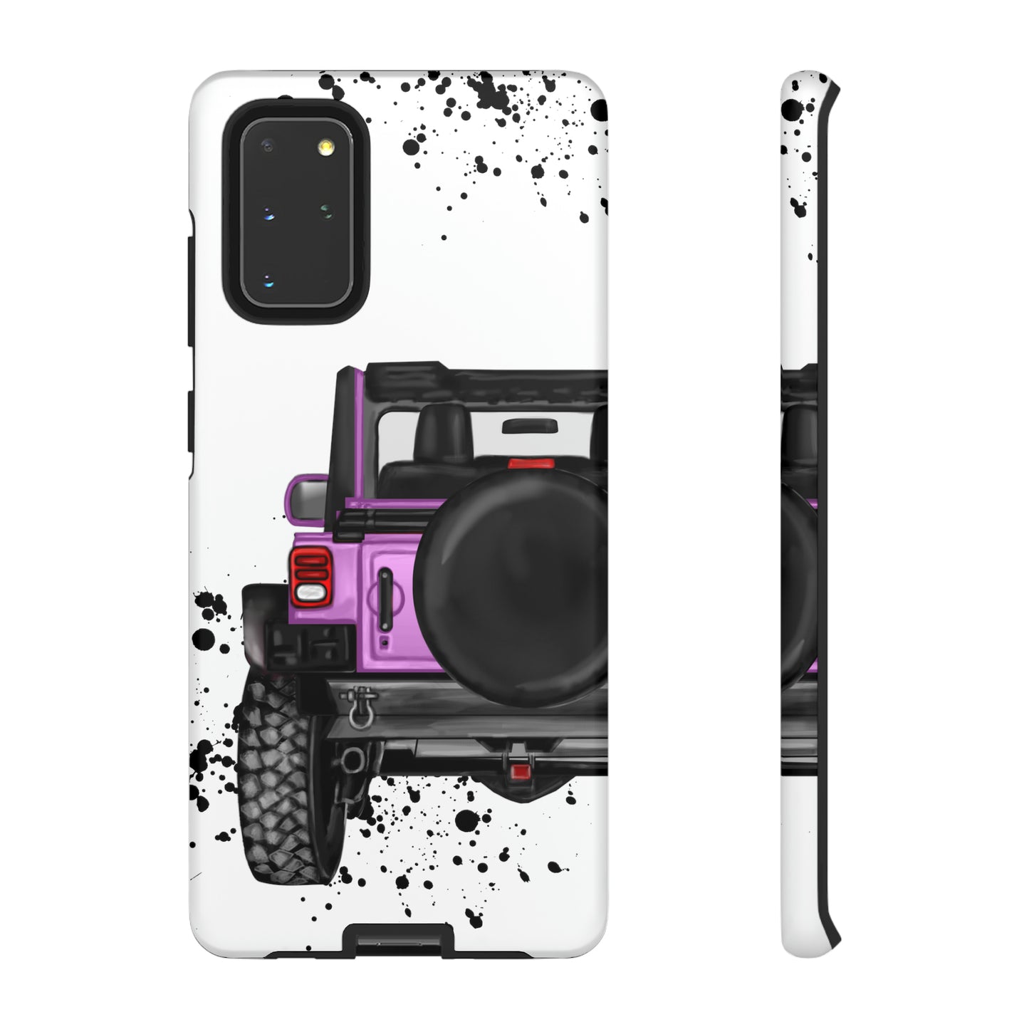 Off Road Life Charcoal Pink/Light Purple Protective Case for Iphone, Google and Samsung