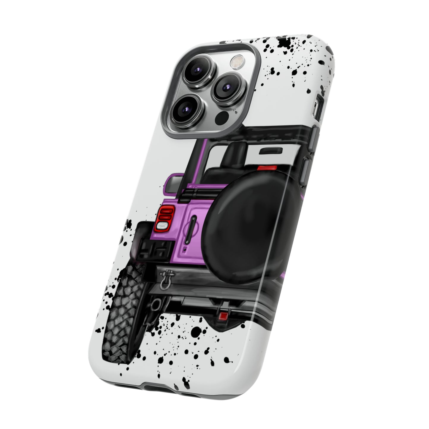 Off Road Life Charcoal Pink/Light Purple Protective Case for Iphone, Google and Samsung