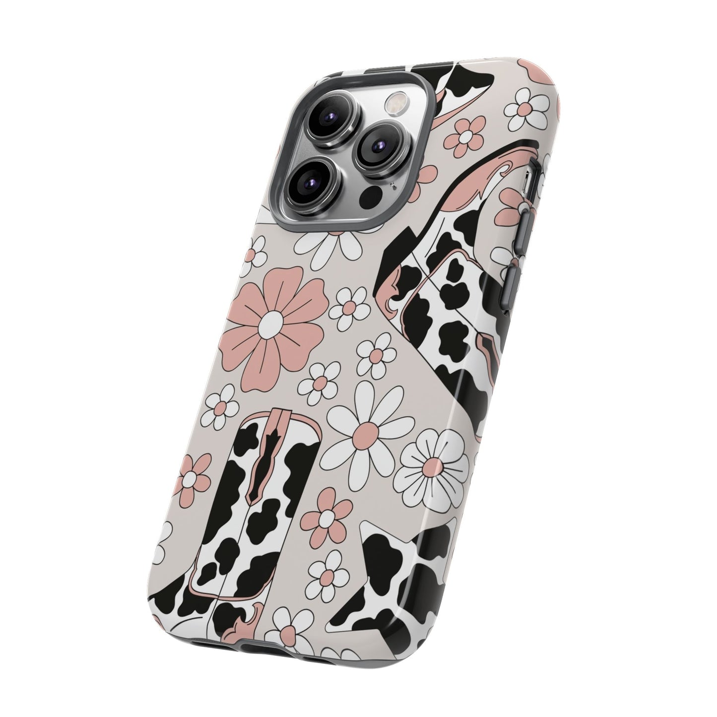 Western Flower Protective Phone Case for Google, Iphone and Samsung Phones